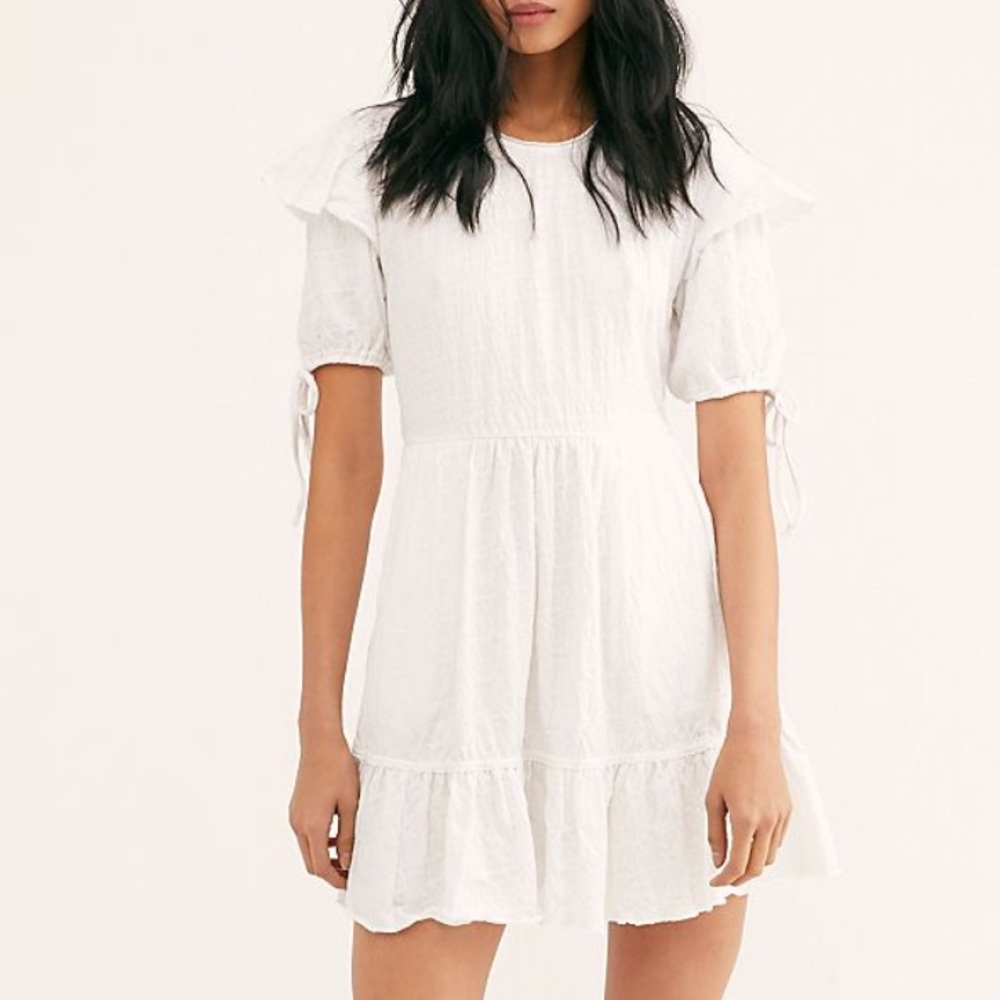 White Open Back Sundress from Free People